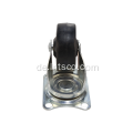 2-Zoll-Lichtgummi-Swivel-Rollen